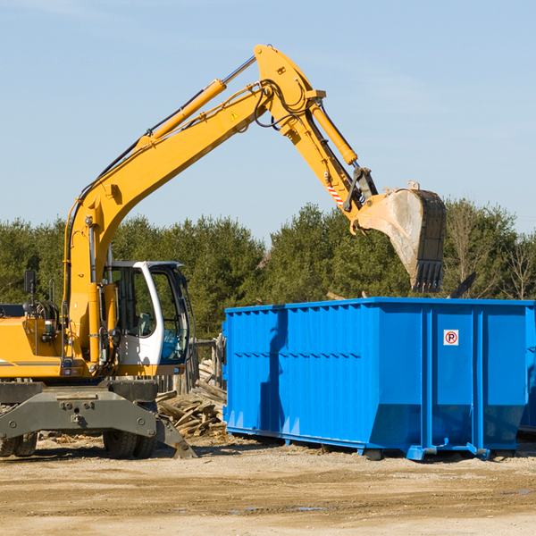 how does a residential dumpster rental service work in Miller